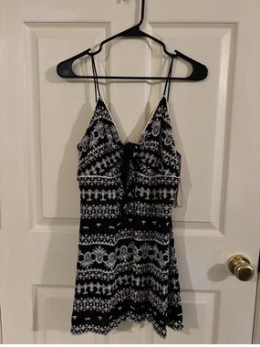 Black and White Alice + Olivia Dress